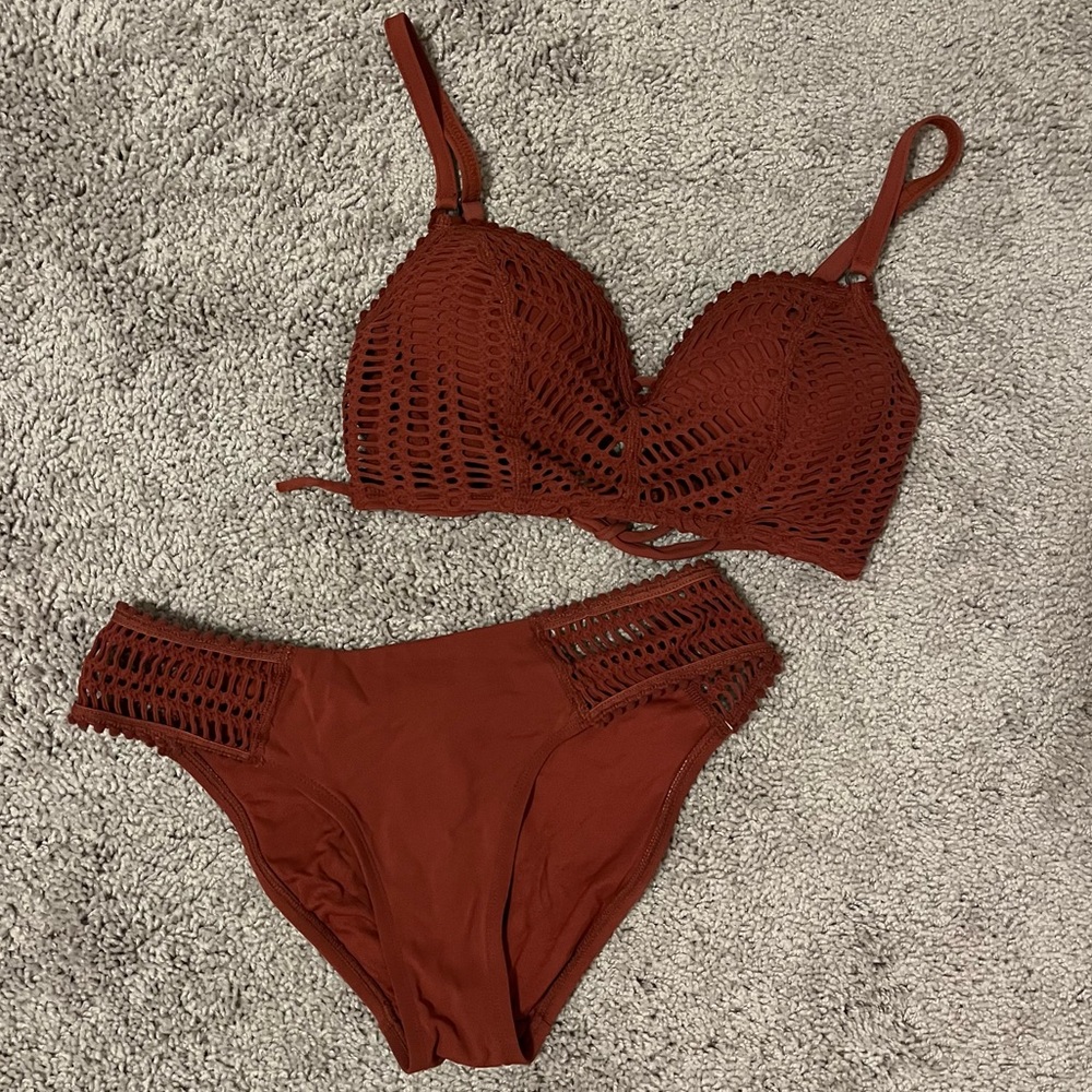 Red-orange bikini